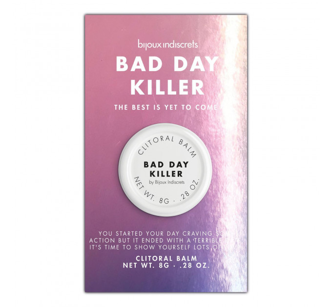 Бальзам для клитора Bijoux Indiscrets Bad Day Killer (Наслаждайся каждым днем), разогревающий