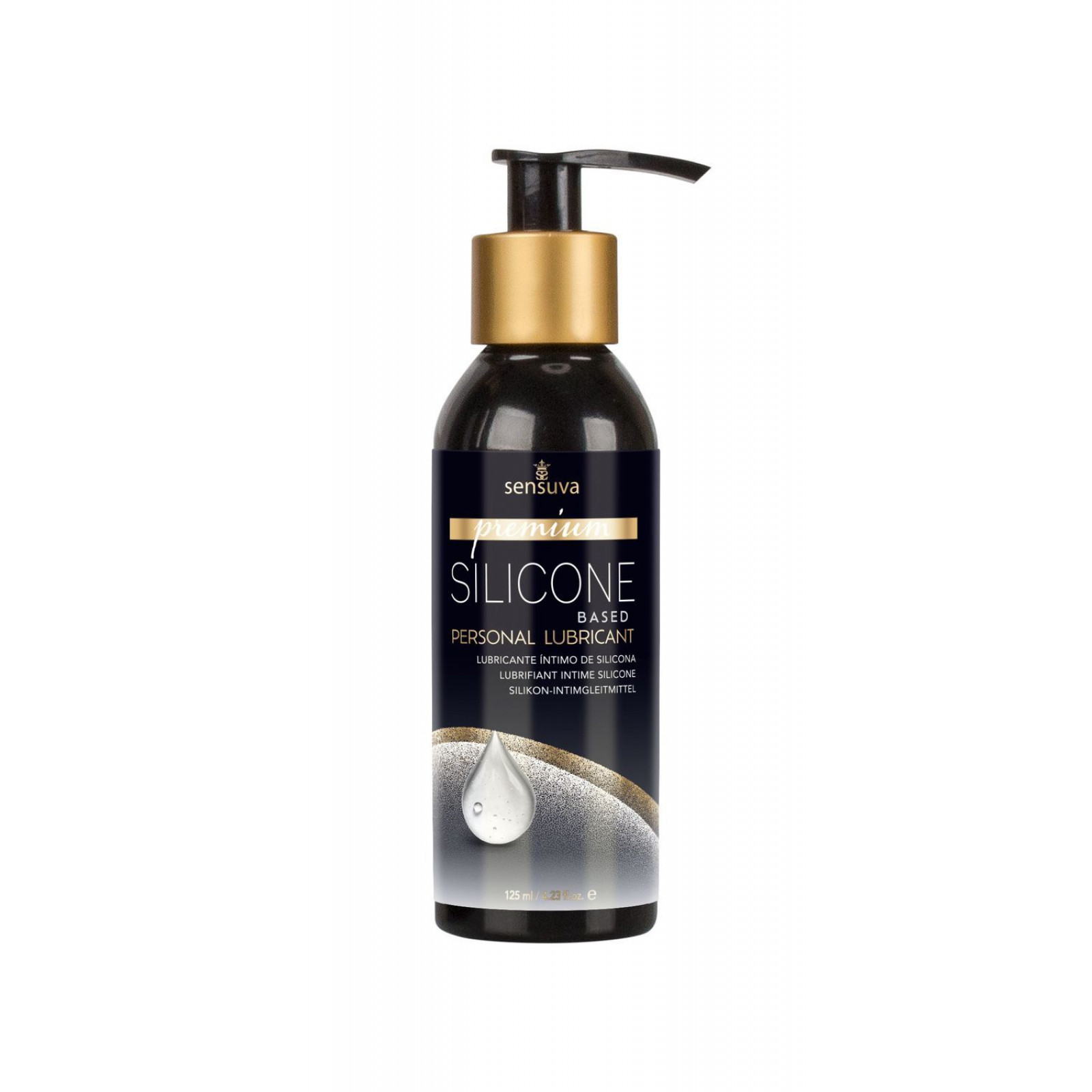 Силіконова змазка Sensuva Premium Silicone (125 мл), без гліцерину, парабенів і ментолу