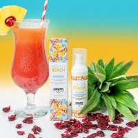 Масажна олія EXSENS Sex on the Beach 50мл розігрівальна, без цукру, без парабенів, їстівна — Переглянути зображення 4