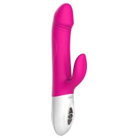 Пульсатор-кролик Leten Vibrator Realistic з підігрівом і вібрацією кліторального відростка — Переглянути зображення 1