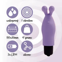 Вібратор на палець FeelzToys Magic Finger Vibrator Purple — Просмотреть изображение 5
