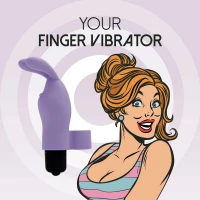 Вібратор на палець FeelzToys Magic Finger Vibrator Purple — Просмотреть изображение 2