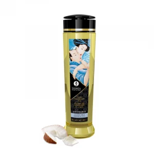 Масажна олія Shunga Adorable – Coconut thrills (240 мл) натуральна зволожувальна
