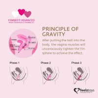 Набір вагінальних кульок для просунутих FeelzToys - FemmeFit Advanced Pelvic Muscle Training Set — Переглянути зображення 4