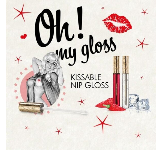 Набір блисків для сосків Bijoux Indiscrets Kissable Nip Gloss DUET (2×13 мл)