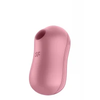 Вакуумний стимулятор із вібрацією Satisfyer Cotton Candy Light Red — Переглянути зображення 1