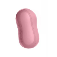 Вакуумний стимулятор із вібрацією Satisfyer Cotton Candy Light Red — Переглянути зображення 6