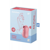 Вакуумный стимулятор с вибрацией Satisfyer Cotton Candy Light Red — Просмотреть изображение 7