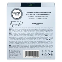 Презервативи Mister Size - pure feel - 47 (3 condoms), товщина 0,05 мм — Просмотреть изображение 3