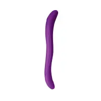 Подвійний фалоімітатор Wooomy Twoooney Semirealistic Double Dong Purple, діаметр 3 та 3,8 см — Переглянути зображення 1