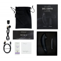 Преміальний подарунковий набір Silver Delights Collection: Womanizer Premium та We-Vibe Tango — Просмотреть изображение 5