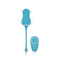 Віброяйце Cala Azul – Elena Vibrating Egg With Remote Control, 10 режимів, пульт ДК — Просмотреть изображение 2