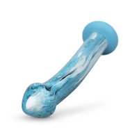 Скляний дилдо Gildo Ocean Ripple, об’ємна головка, ідеально для точки G — Просмотреть изображение 6