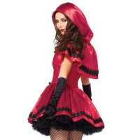 Еротичний костюм Червоної шапочки Leg Avenue Gothic Red Riding Hood XL, сукня, накидка — Переглянути зображення 2
