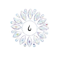 Стрази-прикраси для тіла Leg Avenue Fluer body jewels sticker, наліпки — Просмотреть изображение 1