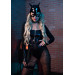 Еротичний костюм кішечки Leg Avenue Fierce Feline S, боді, пояс з підв’язкою, маска кішки