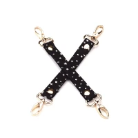 Набір Liebe Seele Stary Nights 7pcs Bondage Kit, фіксатори, нашийник з повідцем, кляп, флогер, маска — Переглянути зображення 6