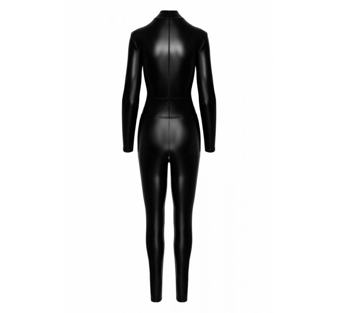 Комбінезон Noir Handmade F319 Caged, XL, під латекс, довгий рукав, з доступом, кільце на поясі