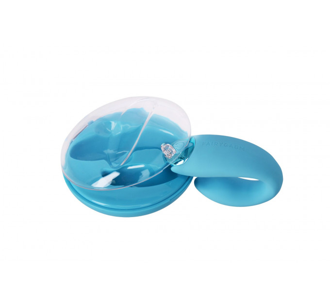 Вібратор для пар FairyGasm PleasureBerry blue, зарядний кейс, пульт ДК