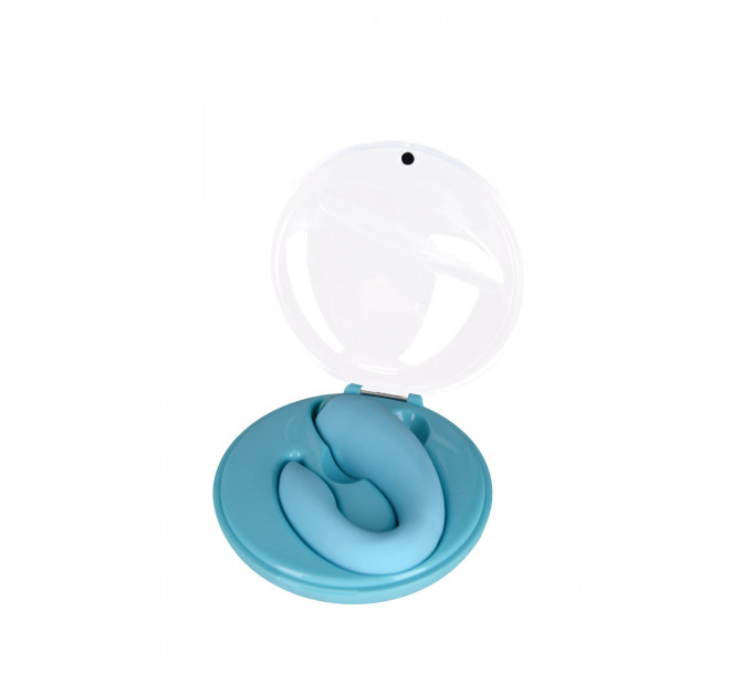 Вібратор для пар FairyGasm PleasureBerry blue, зарядний кейс, пульт ДК