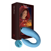 Вібратор для пар FairyGasm PleasureBerry blue, зарядний кейс, пульт ДК — Переглянути зображення 1