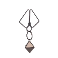 Затискачі для сосків з важкою підвіскою LOCKINK Nipple Clamps with Heavy Pendant, сріблясті — Переглянути зображення 3