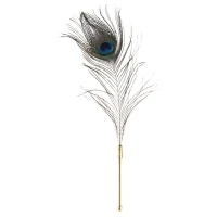 Лоскітка LOCKINK SEVANDA Natural Peacock Flirting Feather Tickler, пір’я павича та страуса — Переглянути зображення 2