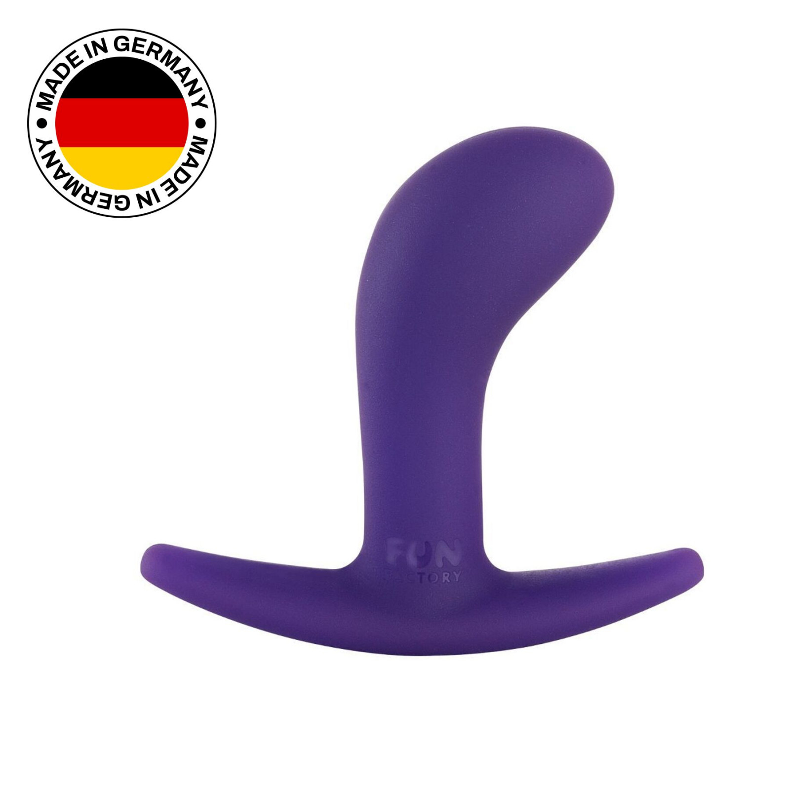 Анальная пробка Fun Factory BOOTIE S, фиолетовая, диаметр 2,8 см, тонкий ограничитель