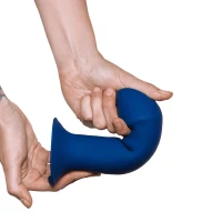 Двошаровий дилдо Adrien Lastic Hitsens 1 Blue, підходить для страпона, діаметр 4,5 см, довжина 17,7 см — Переглянути зображення 8
