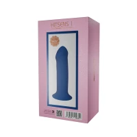 Двошаровий дилдо Adrien Lastic Hitsens 1 Blue, підходить для страпона, діаметр 4,5 см, довжина 17,7 см — Переглянути зображення 4