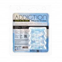 Мастурбатор ADDICTION Silicone Reversible Stroker – Glow in the Dark — Переглянути зображення 11