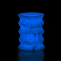 Мастурбатор ADDICTION Silicone Reversible Stroker – Glow in the Dark — Переглянути зображення 9