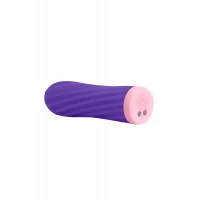 Віброкуля S Pleasures Bullets Twist &amp; Shout Purple, фіолетова, ребриста поверхня, 10 режимів — Переглянути зображення 2