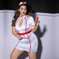 Еротичний костюм медсестри JSY P61115 Plus Size — Просмотреть изображение 2
