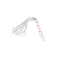 Флогер Liebe Seele White &amp; Pink Leather Flogger — Просмотреть изображение 1