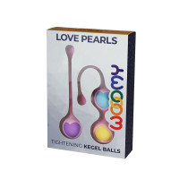 Вагінальні кульки Wooomy Love Pearls — Просмотреть изображение 7