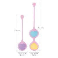 Вагінальні кульки Wooomy Love Pearls — Просмотреть изображение 6