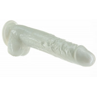 Фаллоимитатор ADDICTION Pearl 8.5" Dildo with Balls, вибропуля в подарок
