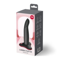 Фаллоимитатор Fun Factory LIMBA FLEX M Black, гибкий, с эффектом памяти, подходит для точки G — Просмотреть изображение 3