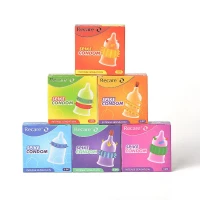 Насадка на член Recare Spike Condom Yellow (презерватив з вусиками та спіраллю шипів) — Просмотреть изображение 8