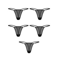 Набір трусиків Obsessive Violami 5-pack thong L/XL — Переглянути зображення 2