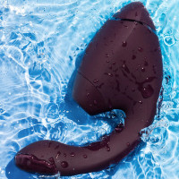 Подвійний вакуумний кліторальний стимулятор з вібрацією Womanizer Next Duo - Dark Purple — Переглянути зображення 18