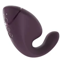 Подвійний вакуумний кліторальний стимулятор з вібрацією Womanizer Next Duo - Dark Purple — Переглянути зображення 10