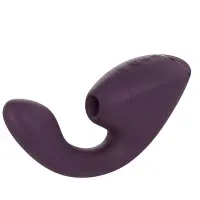 Подвійний вакуумний кліторальний стимулятор з вібрацією Womanizer Next Duo - Dark Purple — Переглянути зображення 8