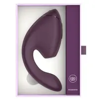 Подвійний вакуумний кліторальний стимулятор з вібрацією Womanizer Next Duo - Dark Purple — Переглянути зображення 26
