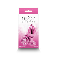 Анальная пробка NS Novelties Rear Assets - Medium - Pink — Просмотреть изображение 3