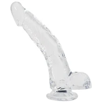 Прозорий фалоімітатор Alive Jelly Dildo Stallion (м'яте паковання!!!)