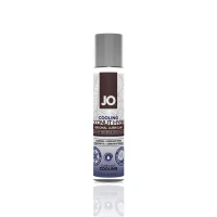 Охолоджувальна змазка-крем з кокосовою олією JO Coconut Hybrid COOLING (30 мл) біла — Переглянути зображення 1