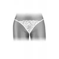 Трусики-стрінги з перлинною ниткою Fashion Secret VENUSINA White — Переглянути зображення 1