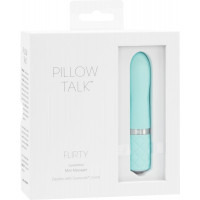 Розкішний вібратор PILLOW TALK - Flirty Teal з кристалом Swarovski, гнучка головка — Переглянути зображення 7